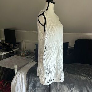 Cupshe White Knit Swim Coverup